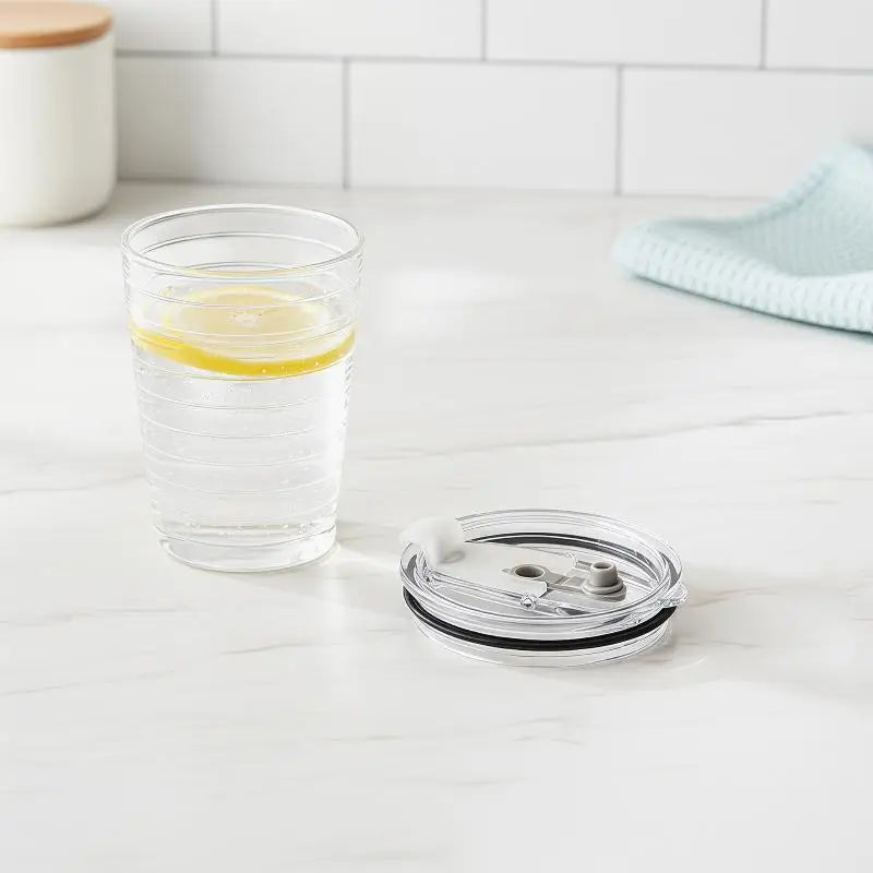Spill-Resistant Plastic Lids for Tumblers & Cups – 5 Sizes Tumbler Lid SPOT