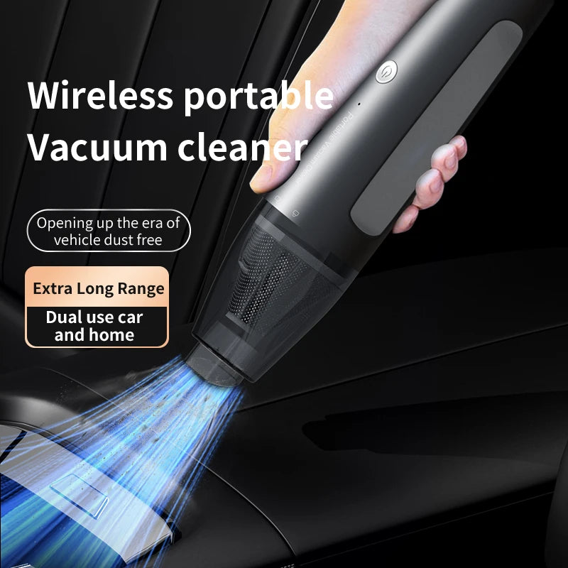 Portable Handheld Vacuum – Wireless Type-C Car & Home Cleaner Handheld Vacuum SPOT