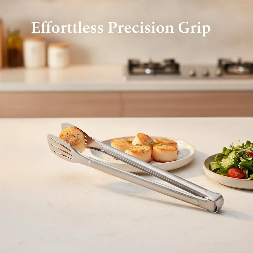 14-Inch 304 Stainless Steel Food Tongs – BBQ & Kitchen Kitchen Tongs SPOT