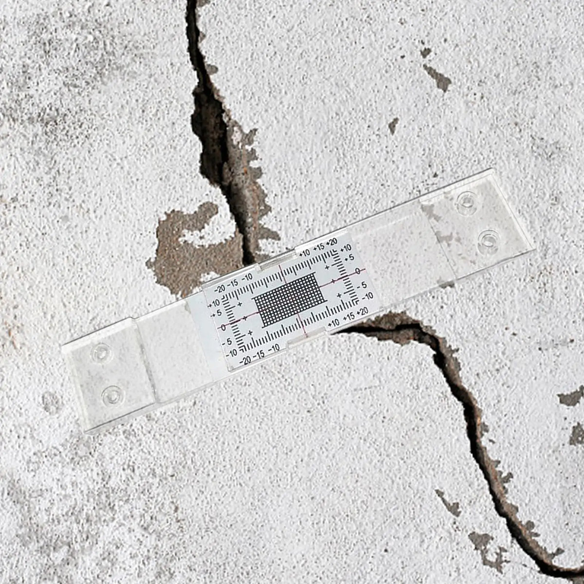 Acrylic Crack Monitor Gauge – Dual-Axis Wall Crack Tracker Crack Monitor Gauge SPOT
