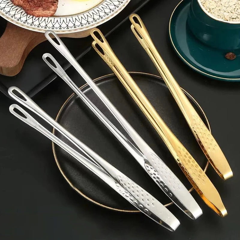 Stainless Steel BBQ Tongs – Long Handle, Non-Slip Kitchen Tongs Kitchen Tongs SPOT