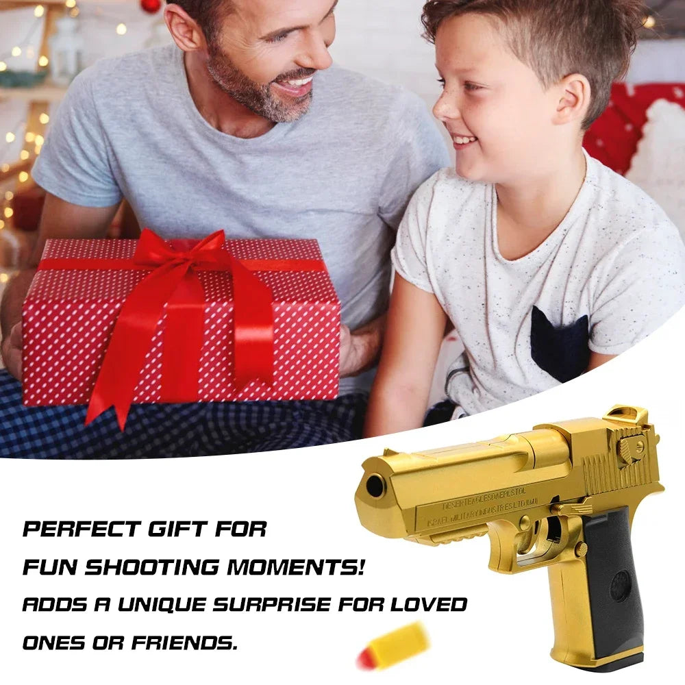 Desert Eagle Toy Gun – Shell Ejection Soft Bullet Pistol Soft Bullet Toy Gun SPOT