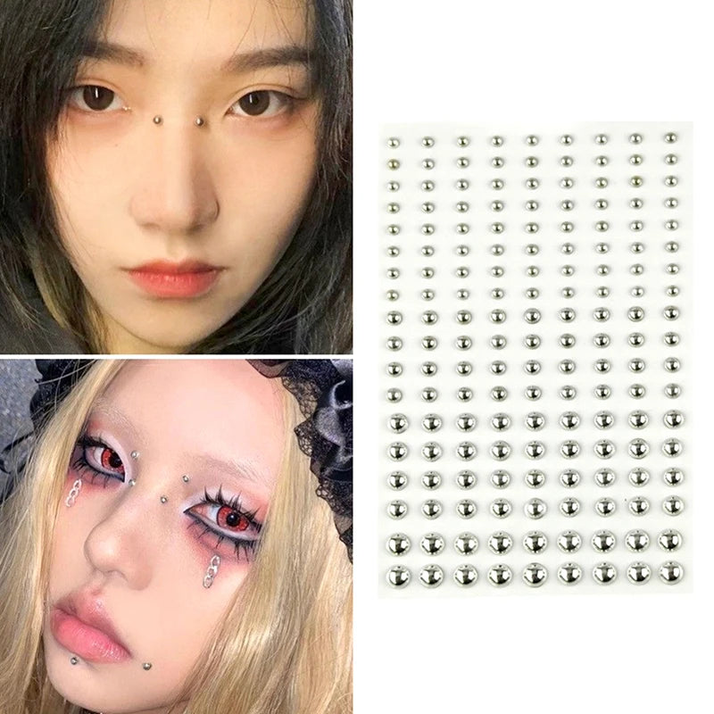 Self-Adhesive Rhinestone Face Gems – Non-Piercing Body Stickers Body Gem Stickers SPOT