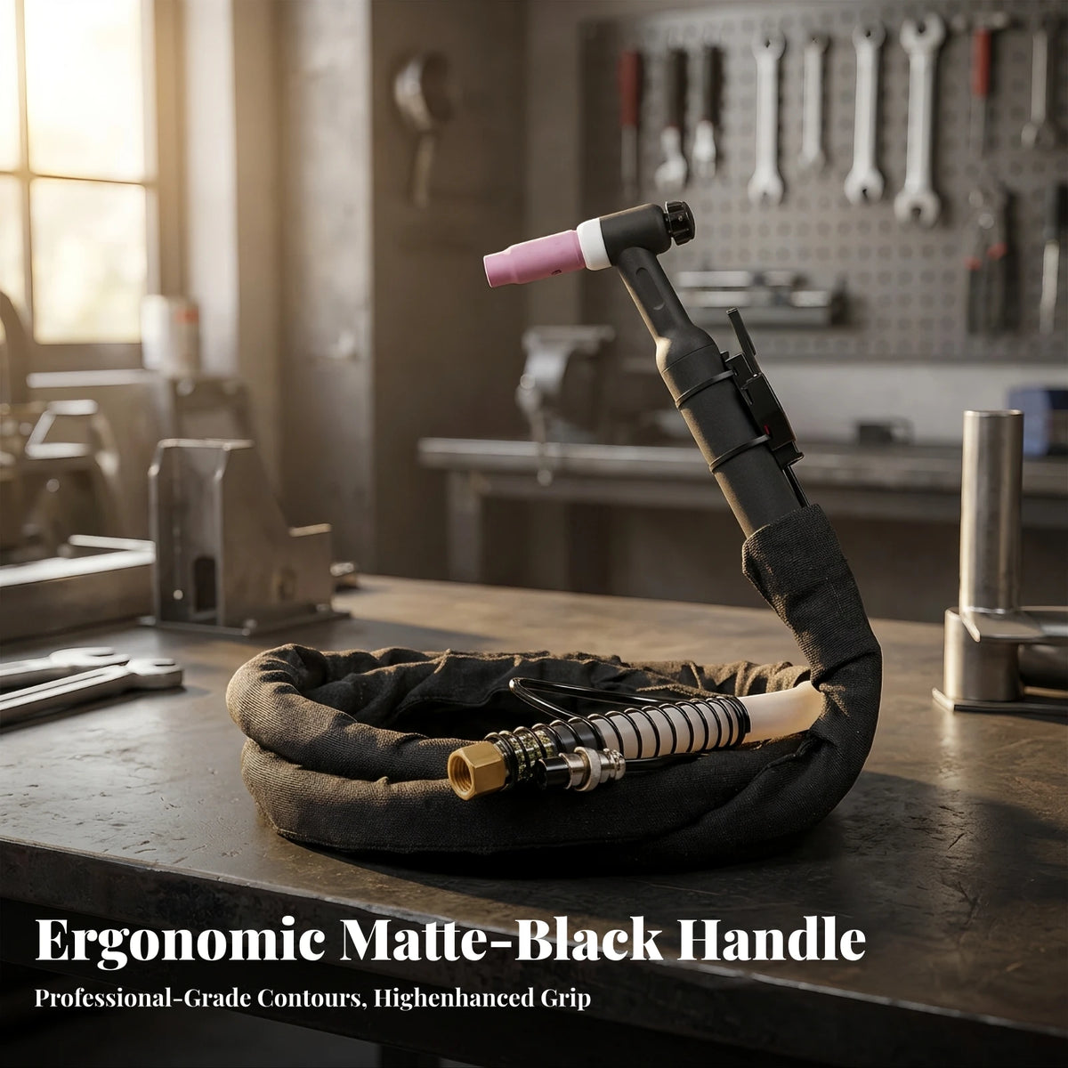 WP-26 Air-Cooled TIG Torch with Nut Connector – Ergonomic TIG Welding Torch SPOT