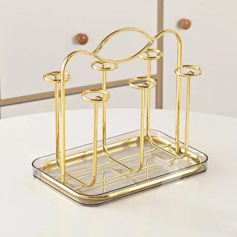 Nordic Iron Glass Cup Holder – Upside-Down Storage Rack Glass Cup Rack SPOT A1