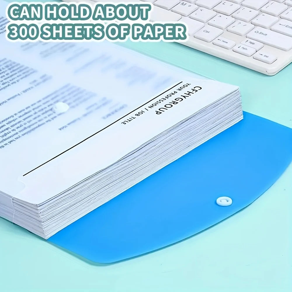 6-Pack A4 Binder Pocket Folders – Expandable Colorful File Envelopes Binder Pocket Folders SPOT