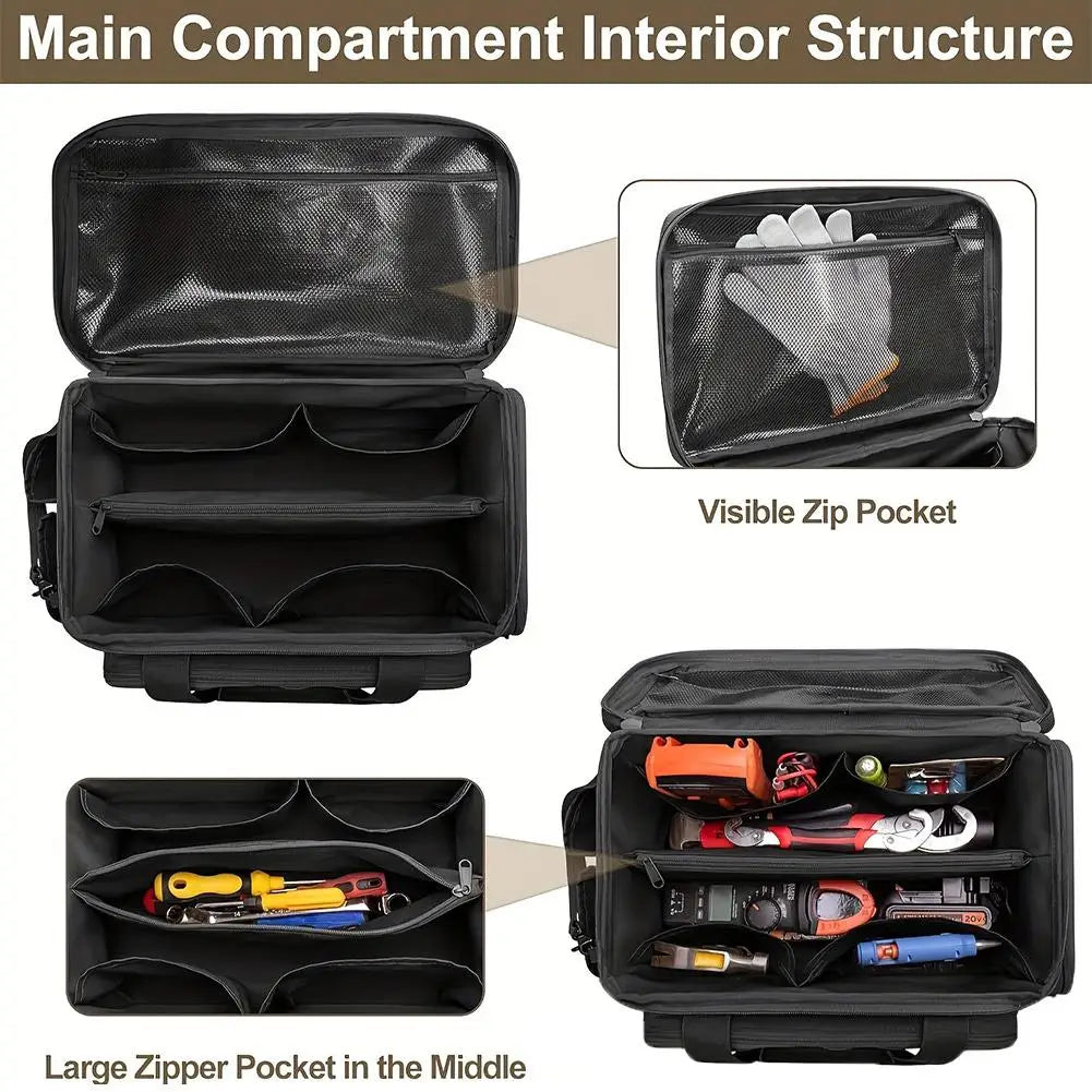 14" Heavy-Duty Tactical Tool Bag | Non-Slip Portable Organizer Tactical Tool Bag SPOT