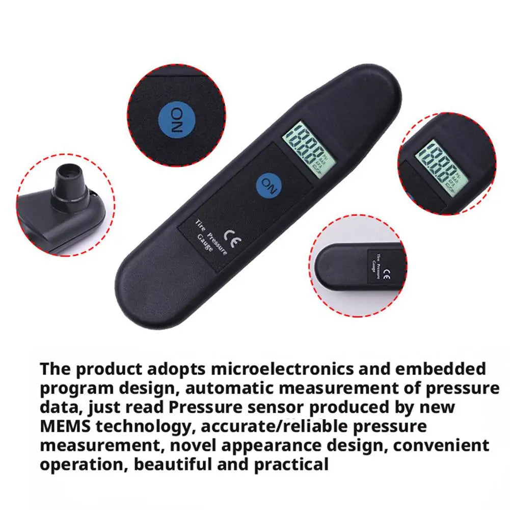 TG101 Digital Tire Pressure Gauge LCD – PSI BAR KPA Tire Pressure Gauge SPOT
