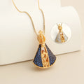 Nossa Senhora Aparecida 18K Gold Catholic Pendant Necklace Catholic Pendant Necklace SPOT Default Title