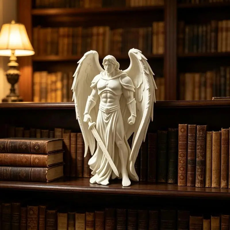 3D Printed Winged Angel Warrior Statue – DIY Paintable Figurine Decorative Figurine SPOT Default Title