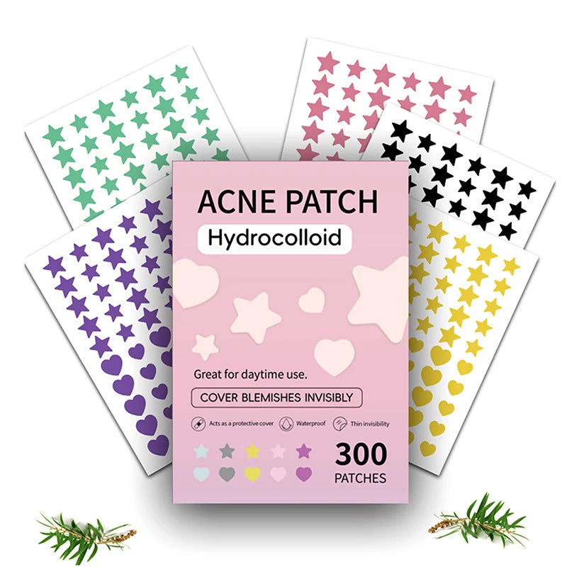 Hydrocolloid Acne Patches 300/600 Pcs – Blemish Spot Cover Acne Spot Patches SPOT