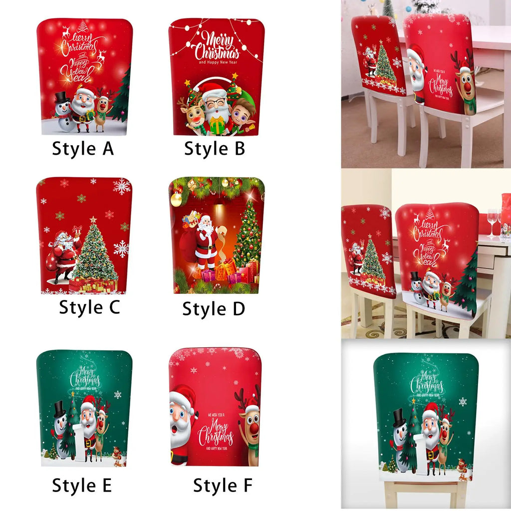 Polyester Chair Back Cover – Festive Dustproof Slipcover Chair Back Cover SPOT