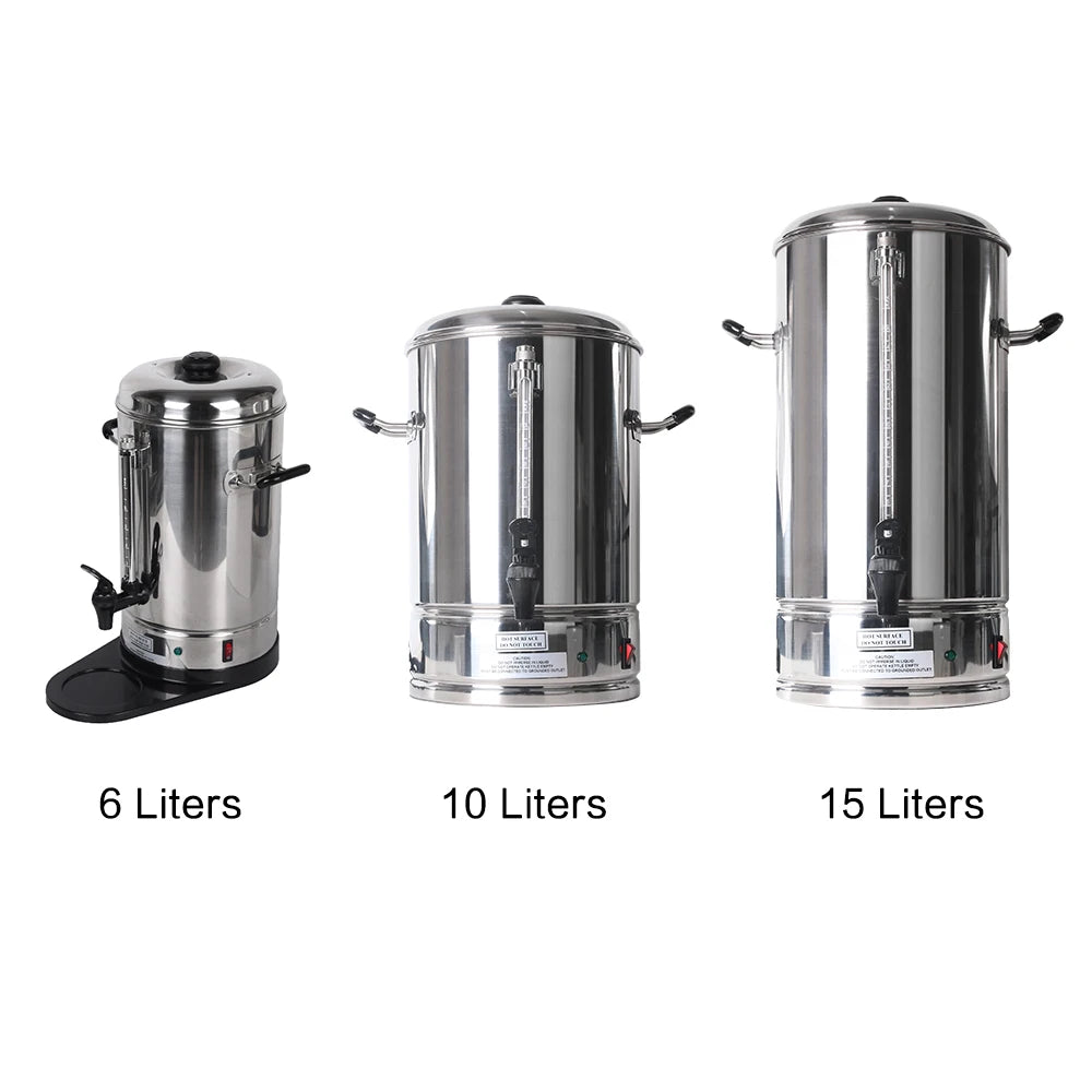 DUTRIEUX 6L Commercial Electric Coffee Percolator – 60 Cup Electric Coffee Percolator SPOT Default Title