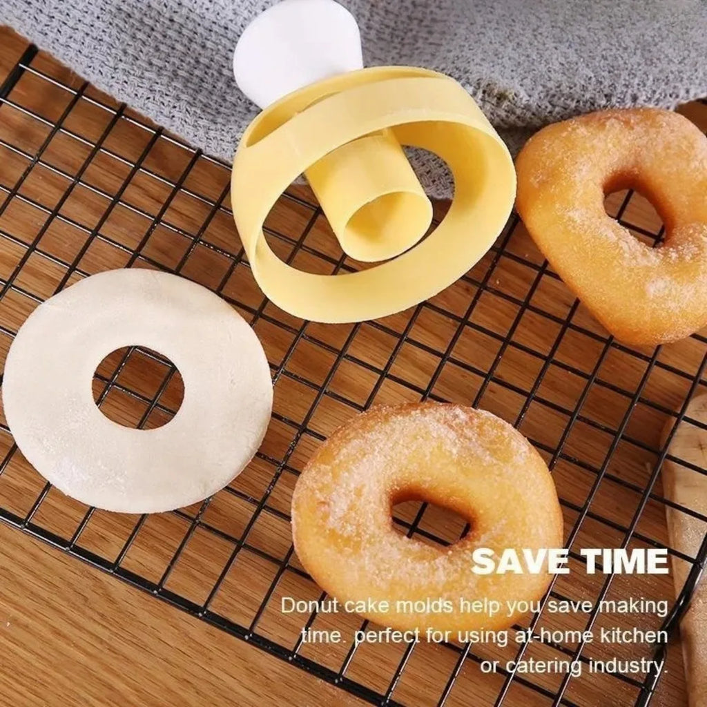 Donut Cutter & Mold Set – Non-Stick Reusable Doughnut Baking Tool Donut Baking Mold SPOT