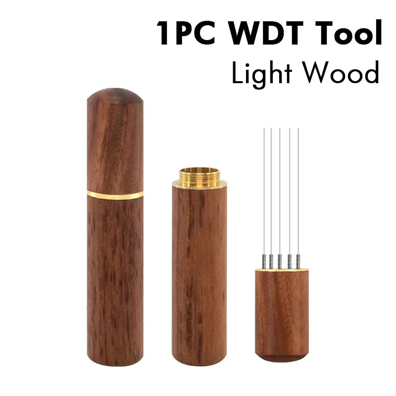 WDT Espresso Needle Distributor – Wood Handle Coffee Stirrer Espresso Distribution Tool SPOT 1PC WDT Tool-Light