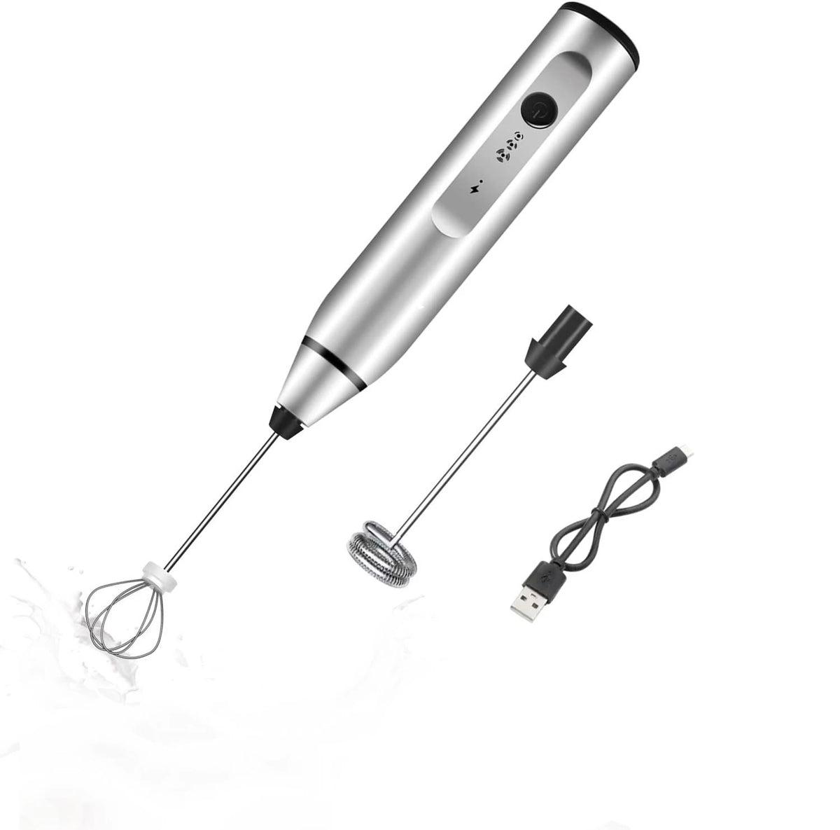 USB Rechargeable Handheld Milk Frother – 3-Speed Silent Foamer Handheld Milk Frother SPOT Default Title