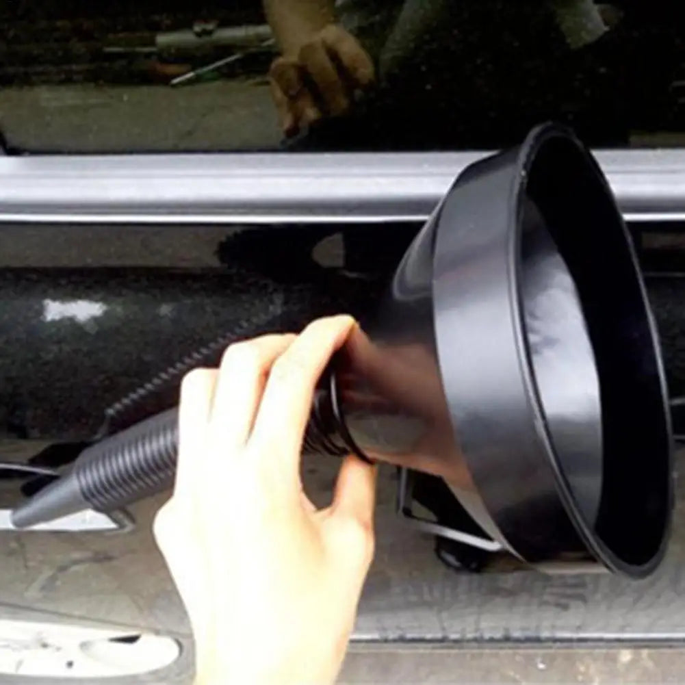 Telescopic Car Oil Funnel – Foldable, Spill-Proof Transfer Automotive Oil Funnel SPOT