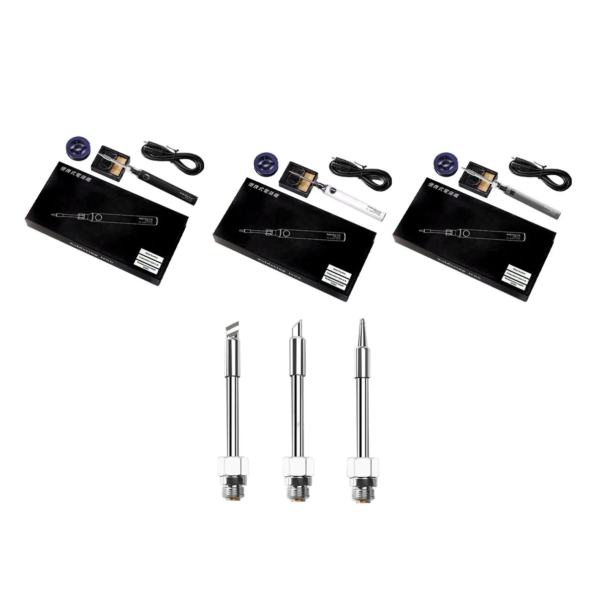 USB Electric Soldering Iron Kit – 5V Adjustable Temp 330–450°C Soldering Iron Kit SPOT