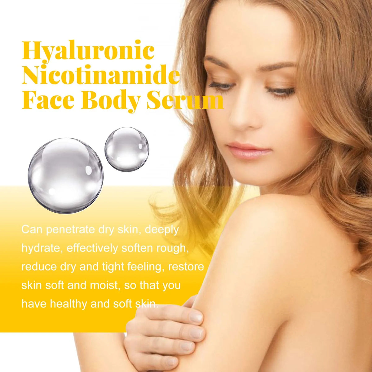 Hyaluronic Acid & Nicotinamide Face Serum – Brightening 100ml Facial Serum SPOT