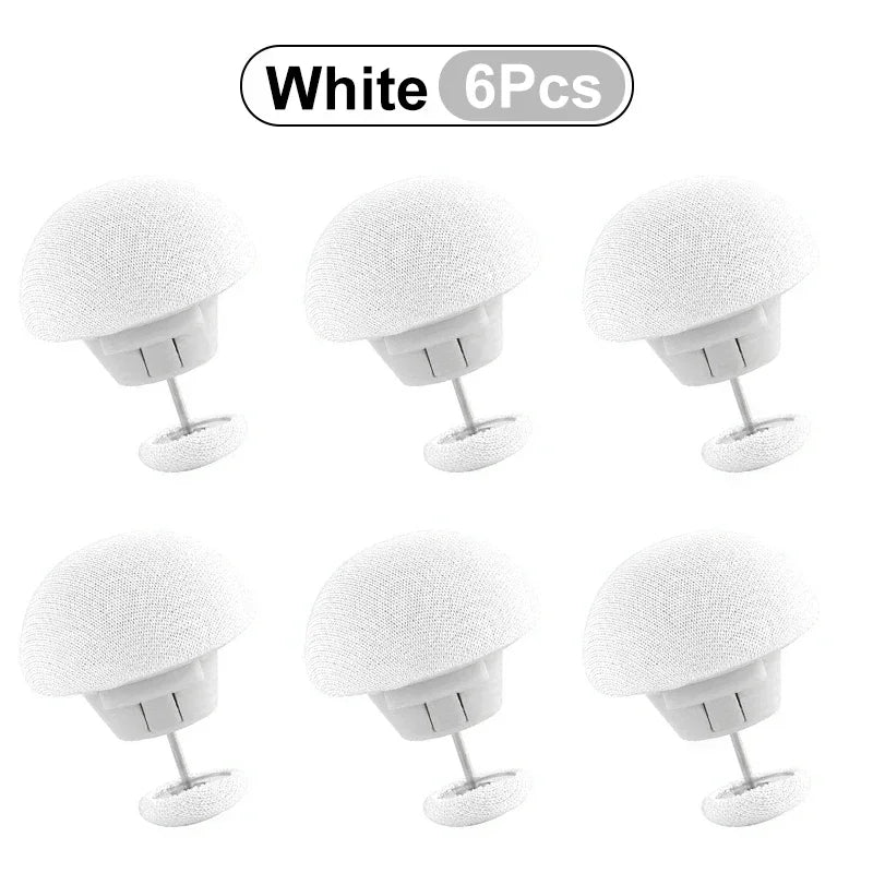 Duvet Cover Clips & Bed Sheet Fasteners – Anti-Slip Buckles Bedding Fastener Clips SPOT 6pcs White
