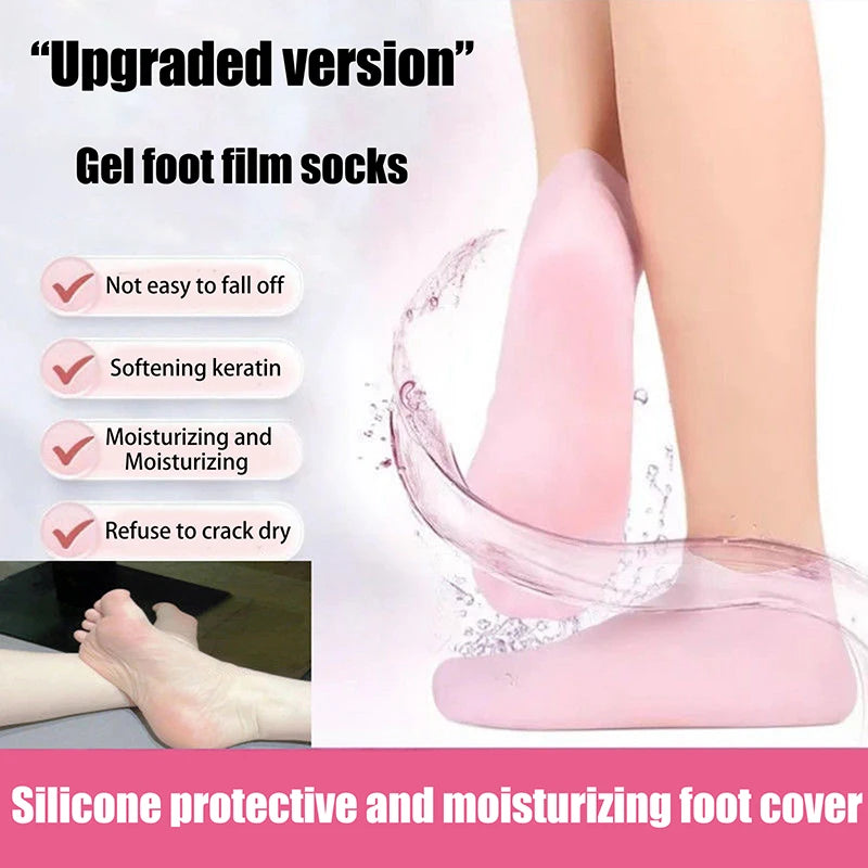 Silicone Moisturizing Gel Socks – Exfoliating Foot Spa Care Foot Care Socks SPOT