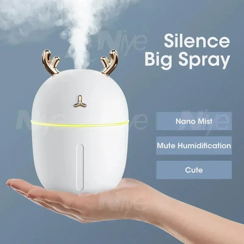 USB Mini Humidifier & Aroma Diffuser – Cute Pet Design Mini Humidifier Diffuser SPOT