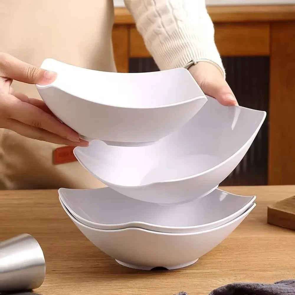 PP Deep Serving Bowls Set – Stackable & Unbreakable (6/10 Pcs) Serving Bowl Set SPOT