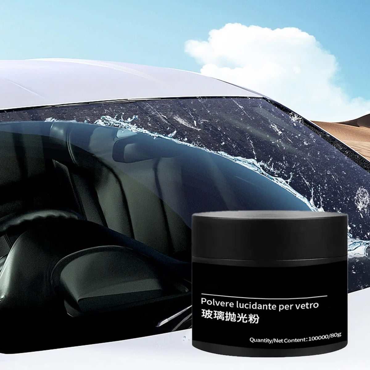 80g Cerium Oxide Glass Polishing Powder – Car Window Repair Glass Polishing Powder SPOT