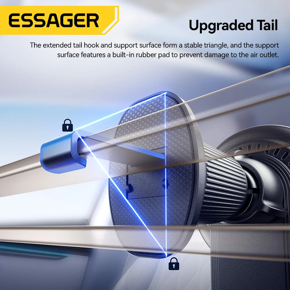 Essager 2-in-1 Magnetic Wireless Car Charger 15W + Watch Wireless Car Charger SPOT