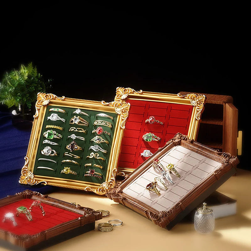 Vintage Jewelry Display Rack – European-Style Ring & Necklace Stand Jewelry Display Rack SPOT