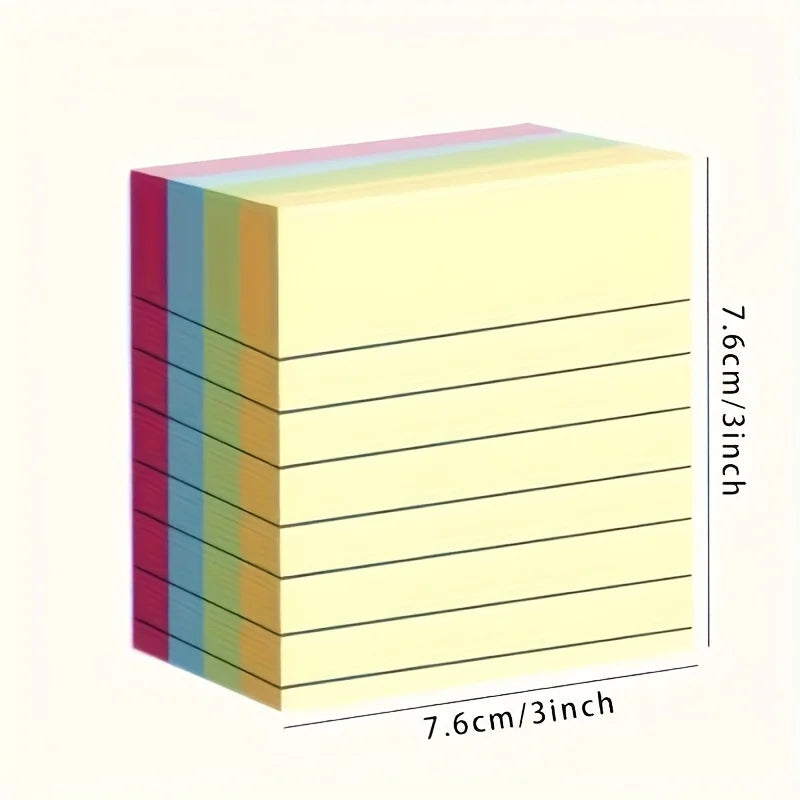 Mixed Color Sticky Notes 100 Pcs – Self-Adhesive Page Markers Sticky Notes SPOT
