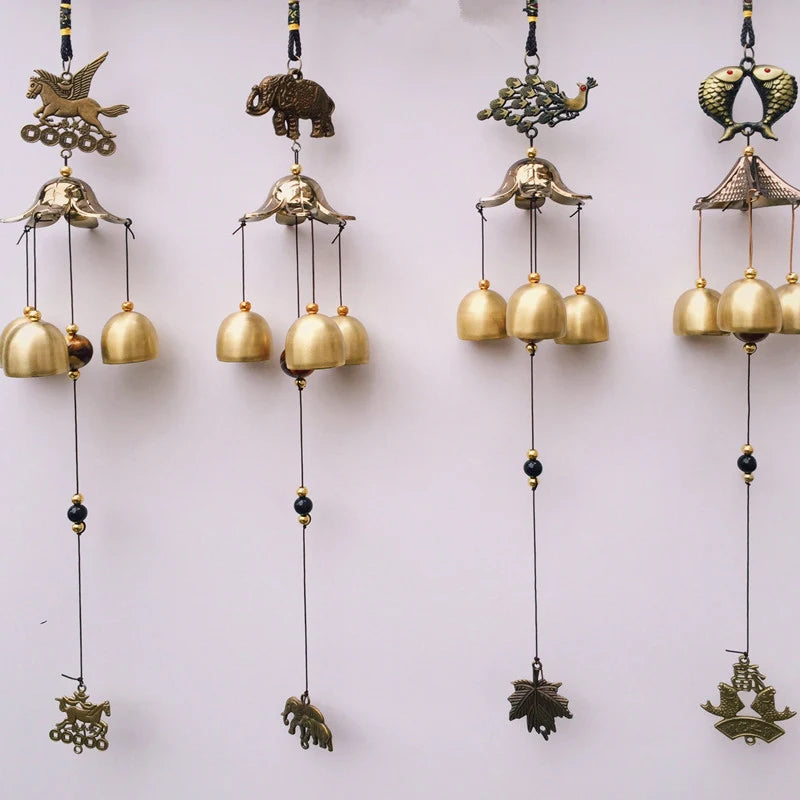 Antique Copper Metal Wind Chime – Garden & Outdoor Décor Garden Wind Chime SPOT