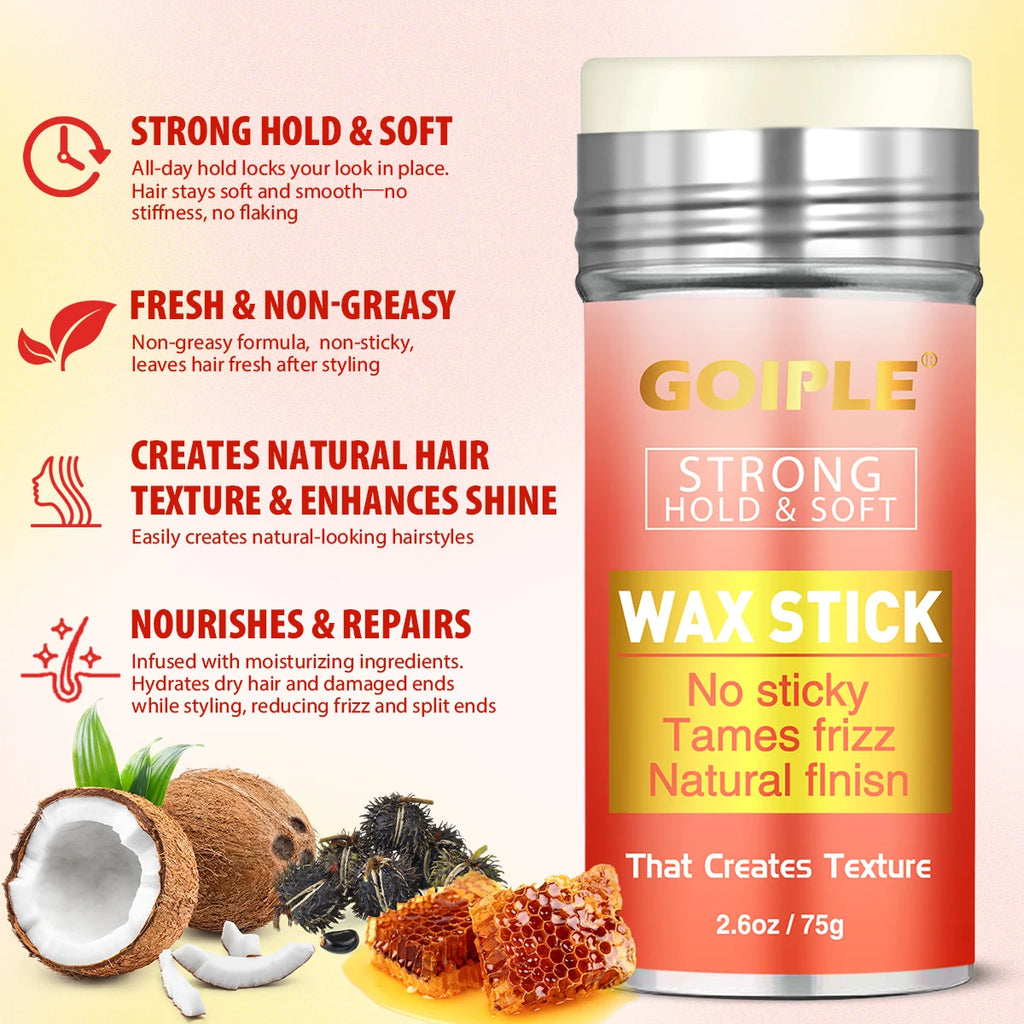 GOIPLE Hair Wax Stick – Frizz Control & Flyaway Smoother Hair Pomade Wax Stick SPOT