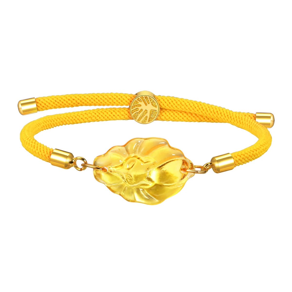Tree of Life Fox Bracelet – Adjustable Rope & Simulated Jade Fashion Bracelet SPOT BR-2224G06