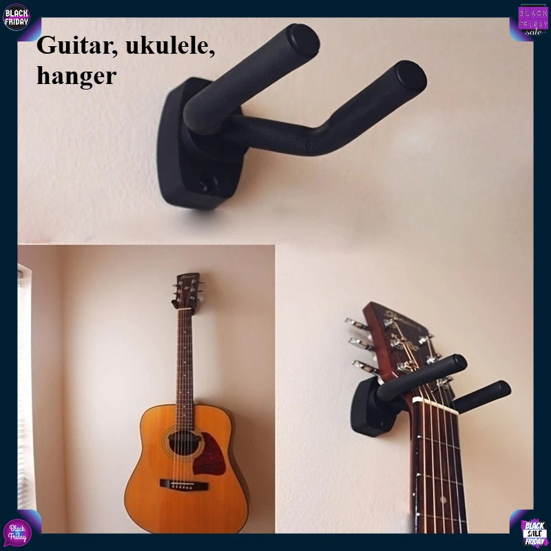 Guitar Wall Mount Hanger Hook with Guitar Picks Included Guitar Wall Hanger SPOT