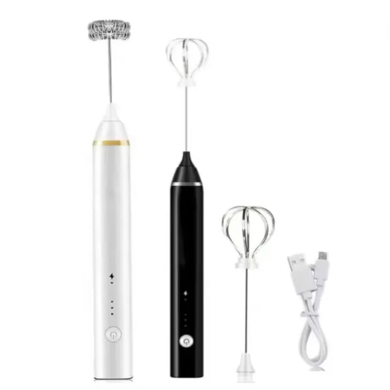USB Rechargeable Electric Milk Frother – 3 Speed & LED Light Electric Milk Frother SPOT Default Title