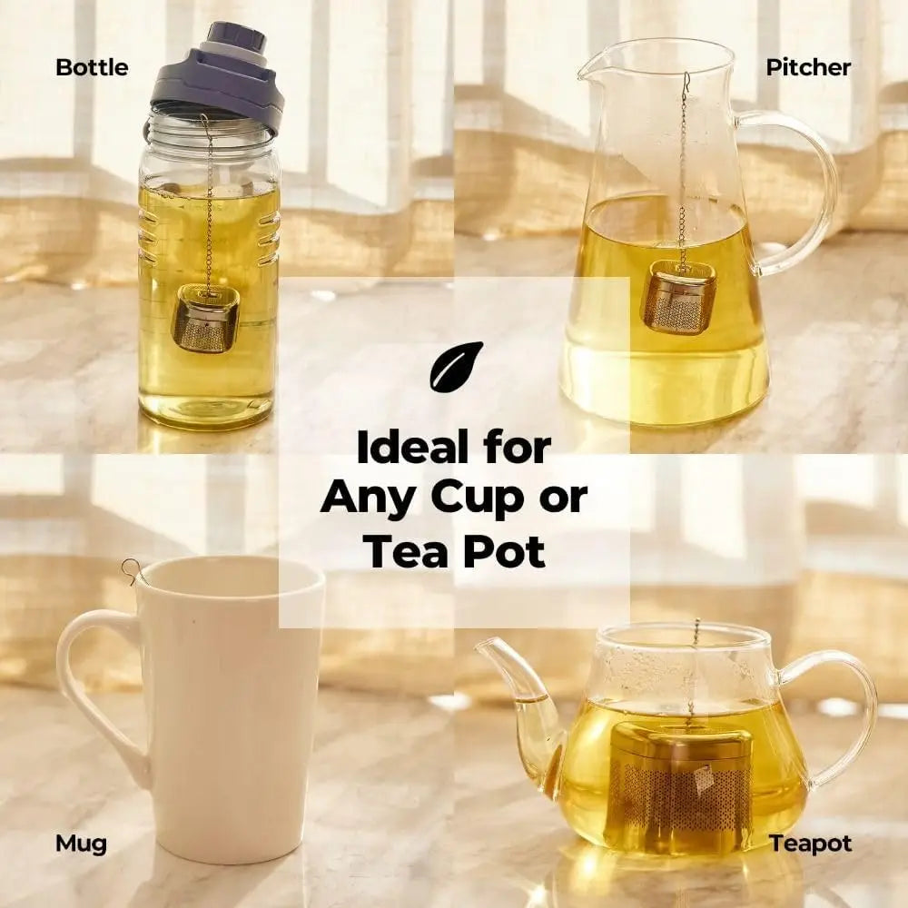 Extra Fine Mesh Tea Strainer with Extended Chain Hook Tea Strainer SPOT