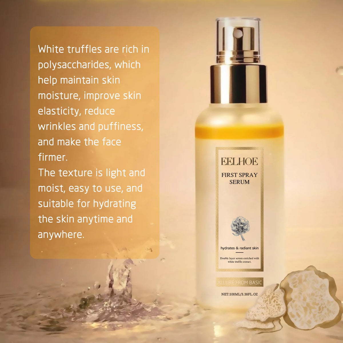 EELHOE White Truffle Brightening Face Serum Spray 100ml Face Serum Spray SPOT