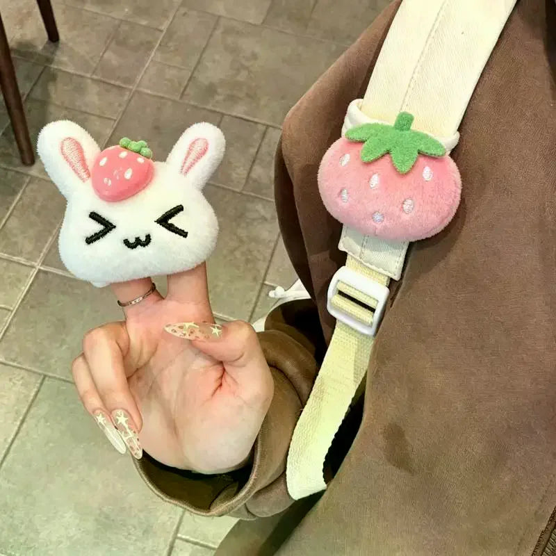 Rabbit Plush Shoulder Strap Clip – Cute Bag Accessory Bag Strap Clip SPOT