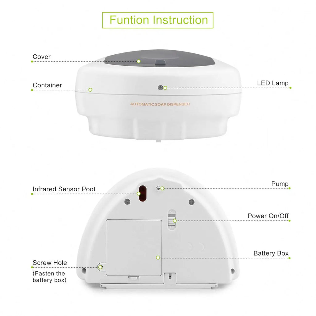 Automatic Touchless Wall-Mount Soap Dispenser 500ml Soap Dispenser SPOT