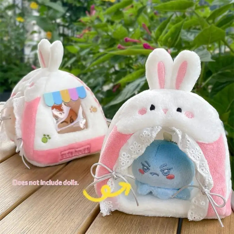 Plush Rabbit Tent – Mini Dollhouse Décor & Desktop Ornament Miniature Plush Décor SPOT Default Title
