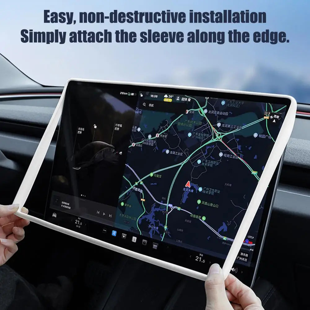 Tesla Model Y Juniper 2026 Silicone Screen Bezel Protector Screen Bezel Protector SPOT