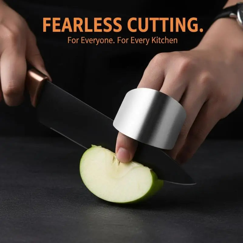 Stainless Steel Finger Guard – Safe Kitchen Cutting Protector Kitchen Safety Guard SPOT