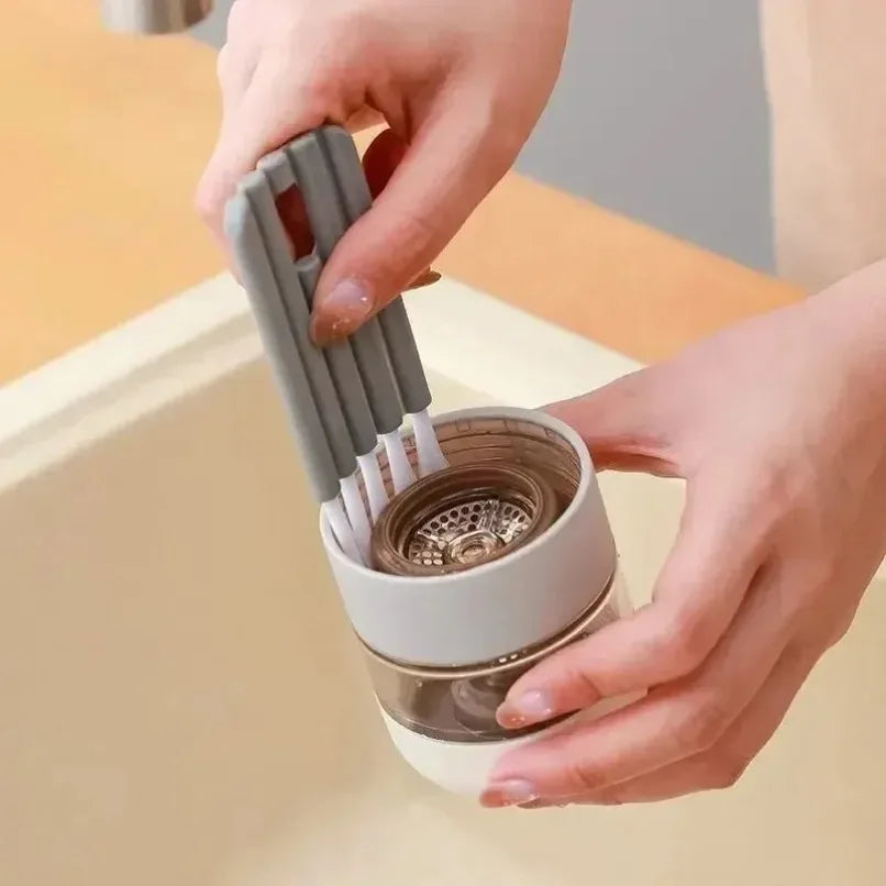 Crevice Cleaning Brush – Hard Bristle Scrub Tool for Home Crevice Scrub Brush SPOT