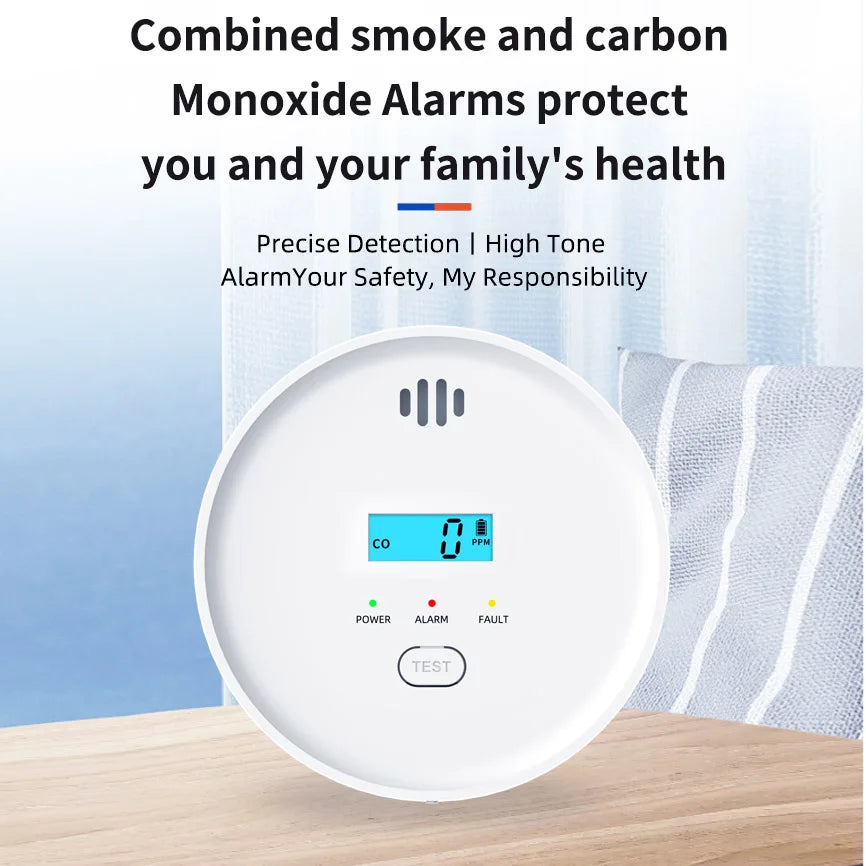 Smoke & CO Detector Combo – 10-Year Battery & App Alerts Smoke CO Detector SPOT