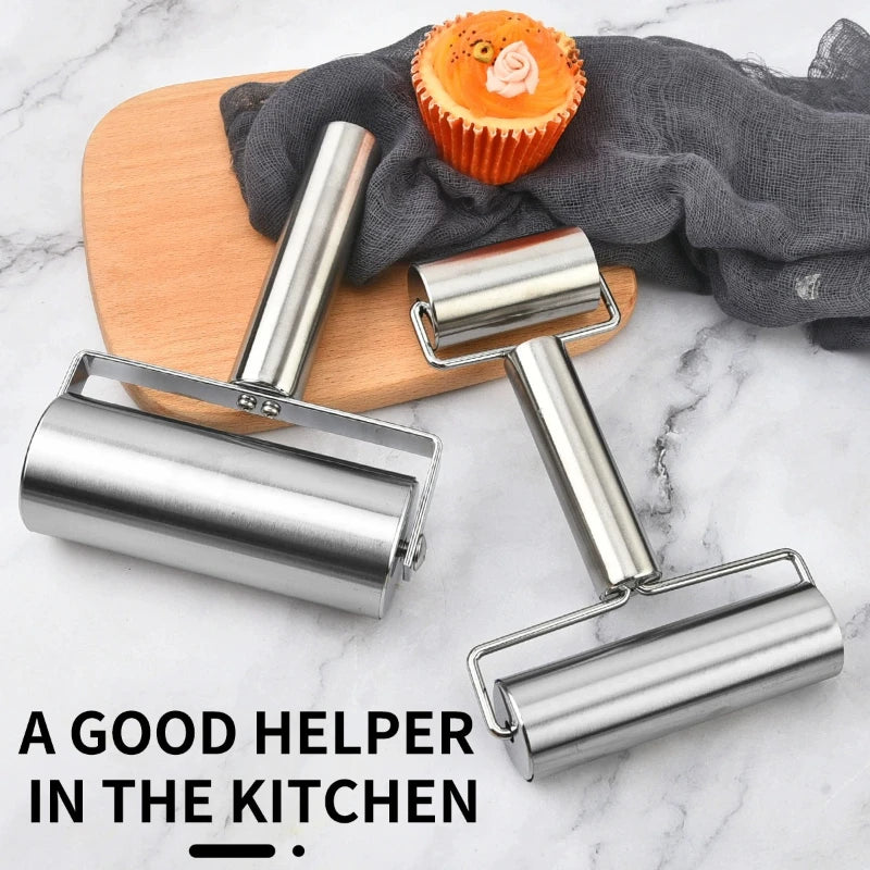 Stainless Steel Rolling Pin – Double-Sided Dough Roller Rolling Pin SPOT