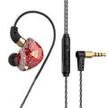 QKZ SK8 HIFI Bass Wired In-Ear Earphones with Mic – Gaming Wired In-Ear Earphones SPOT Red