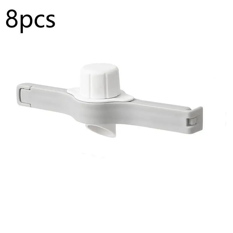 Snack Bag Sealing Clips with Pour Spout | BPA-Free 4/8-Pack Food Bag Clips SPOT A8