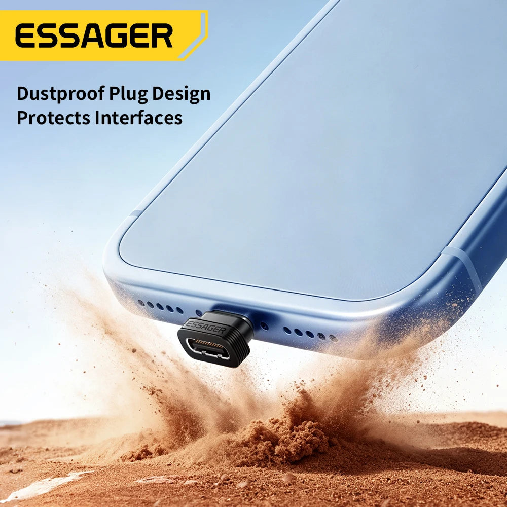 Essager USB-C Dust Plug & OTG Adapter – Charge & Data USB-C OTG Adapter SPOT