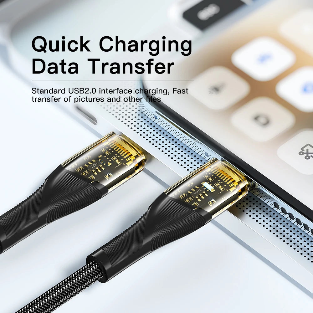 Essager 100W USB-C Cable 5A PD Fast Charging – MacBook iPad USB-C Charging Cable SPOT